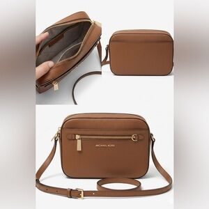 Michael Kors Tan Crossbody with Gold Accents